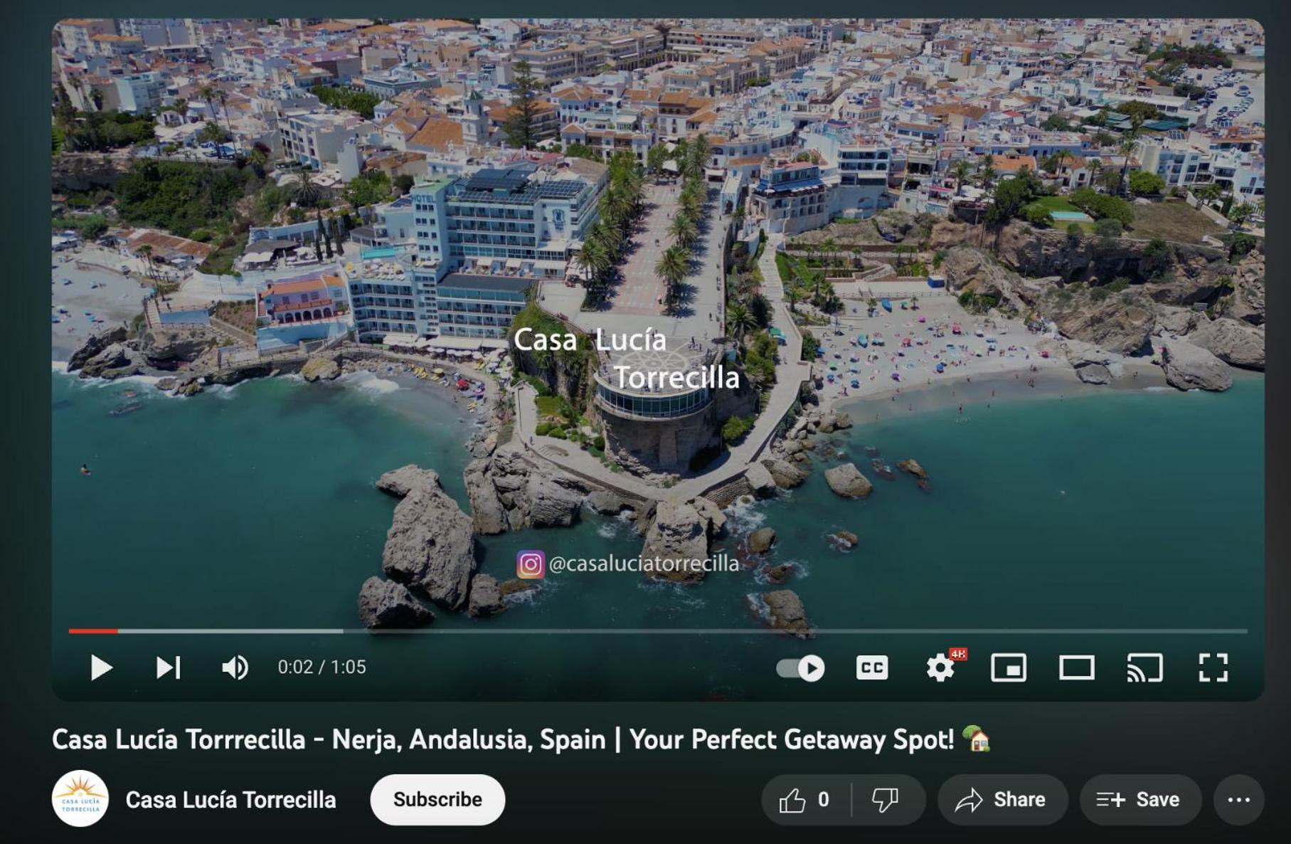 Casa Lucia Torrecilla Leilighet Nerja Eksteriør bilde